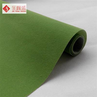 绿色无纺短毛植绒布（C01.D1.0493）
