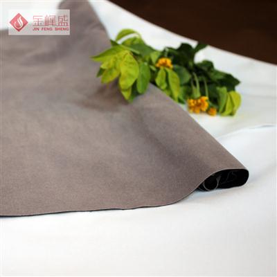 灰色棉布短毛植绒布（H4-P0595素面）