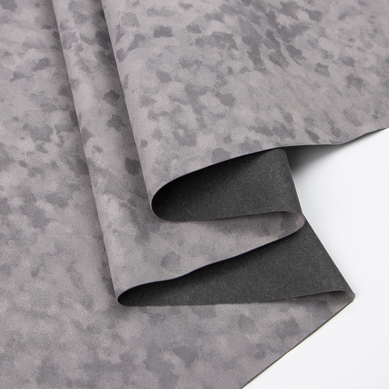 中灰色小花纹植绒布适用于首饰盒外包装